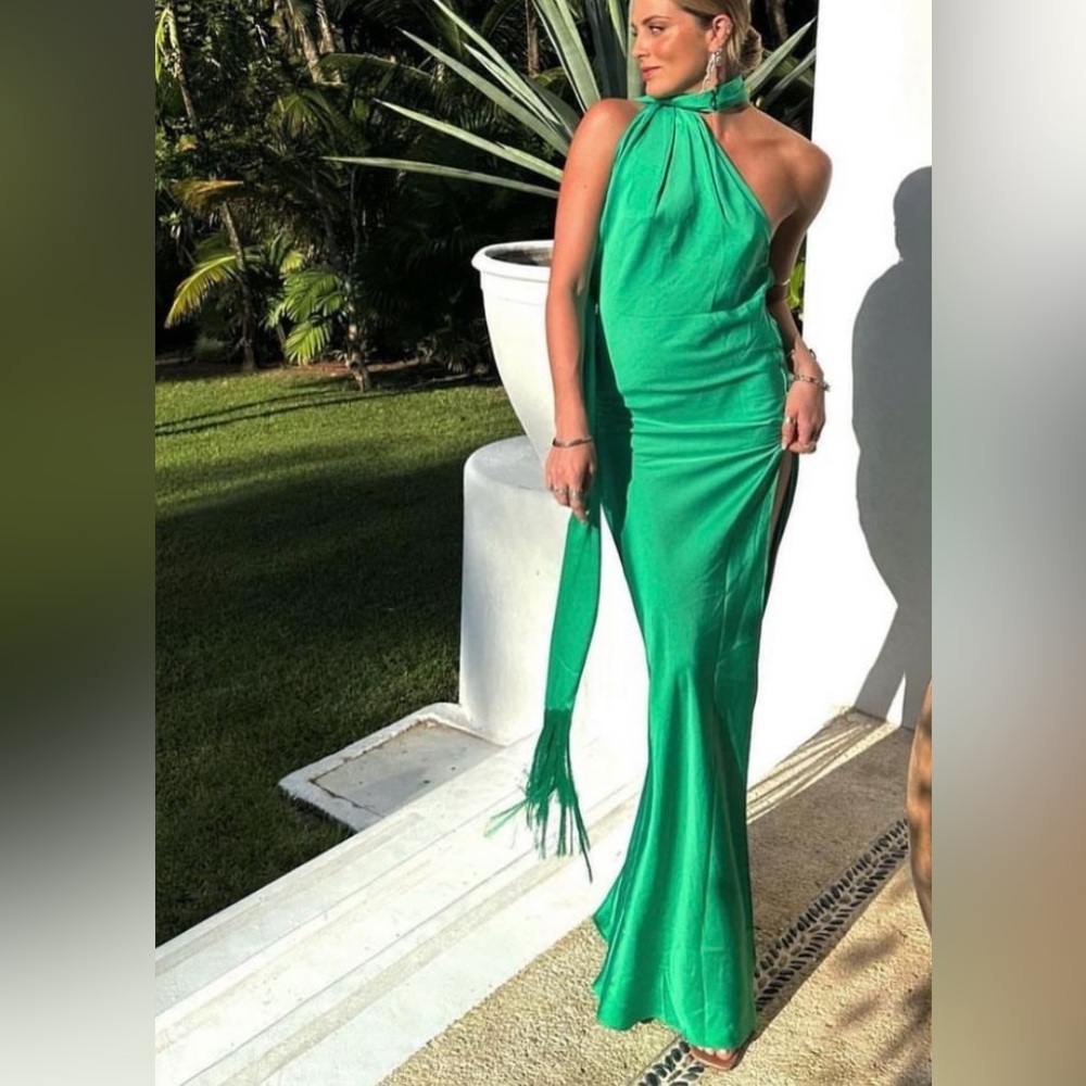 Rat & Boa Emerald Green Azzara Dress S